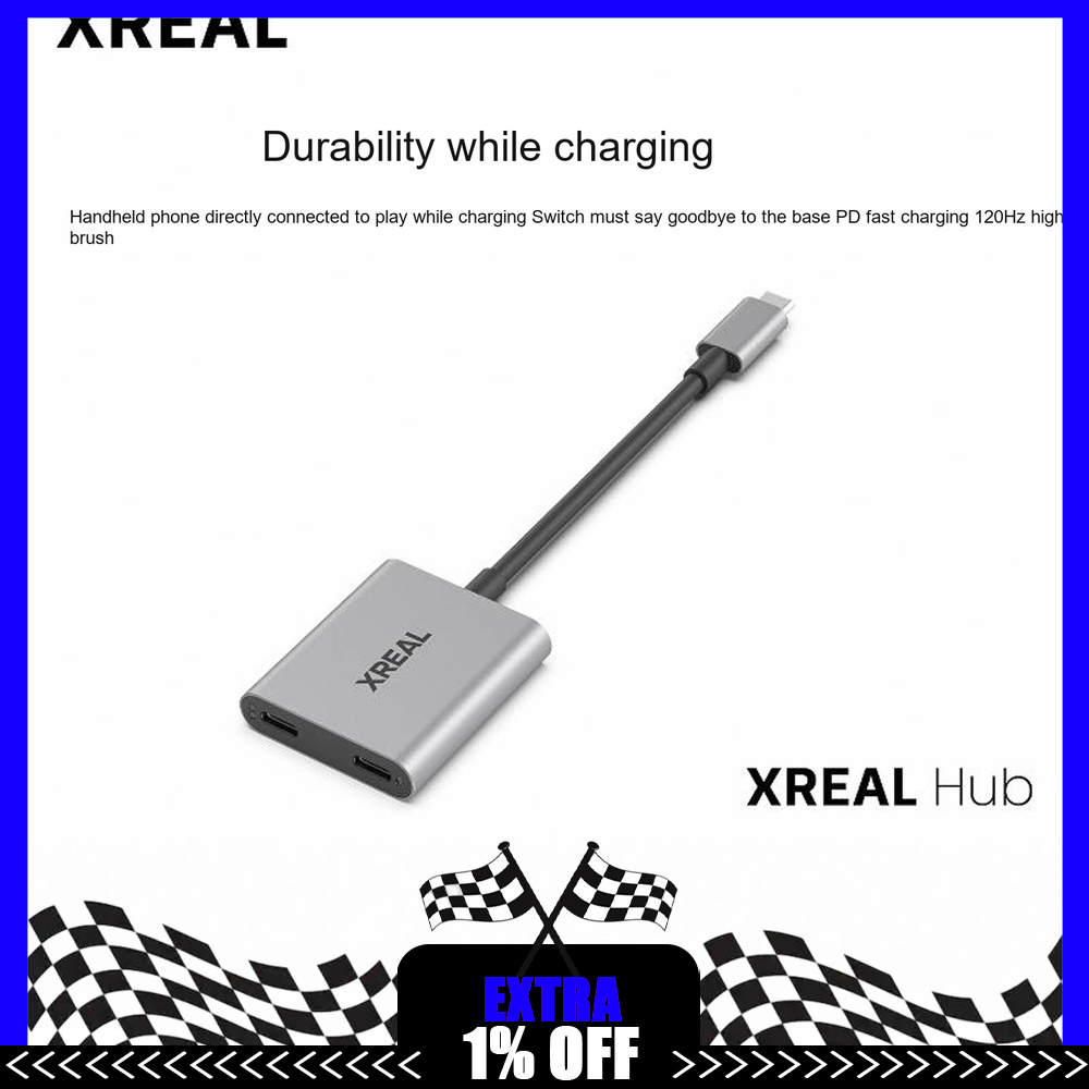 XREAL Hub USB-C Adapter for AR - Gaming Console Rog Ally ulasan dan harga