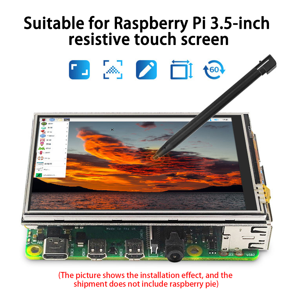 3.5 Inch TFT Touch Screen for  - Gaming Console Display Case ulasan dan harga