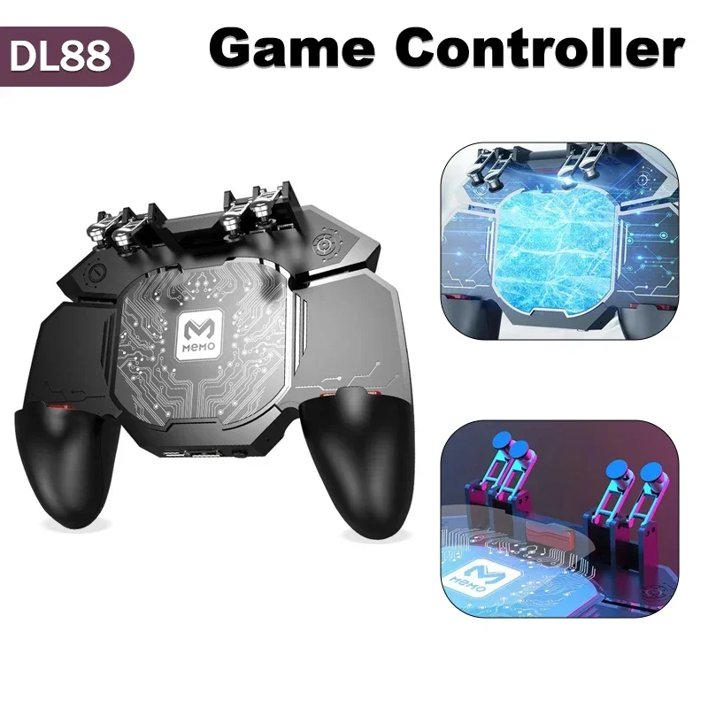 MEMO DL88 Mobile Phone Cooler  - Gaming Console For Phone ulasan dan harga