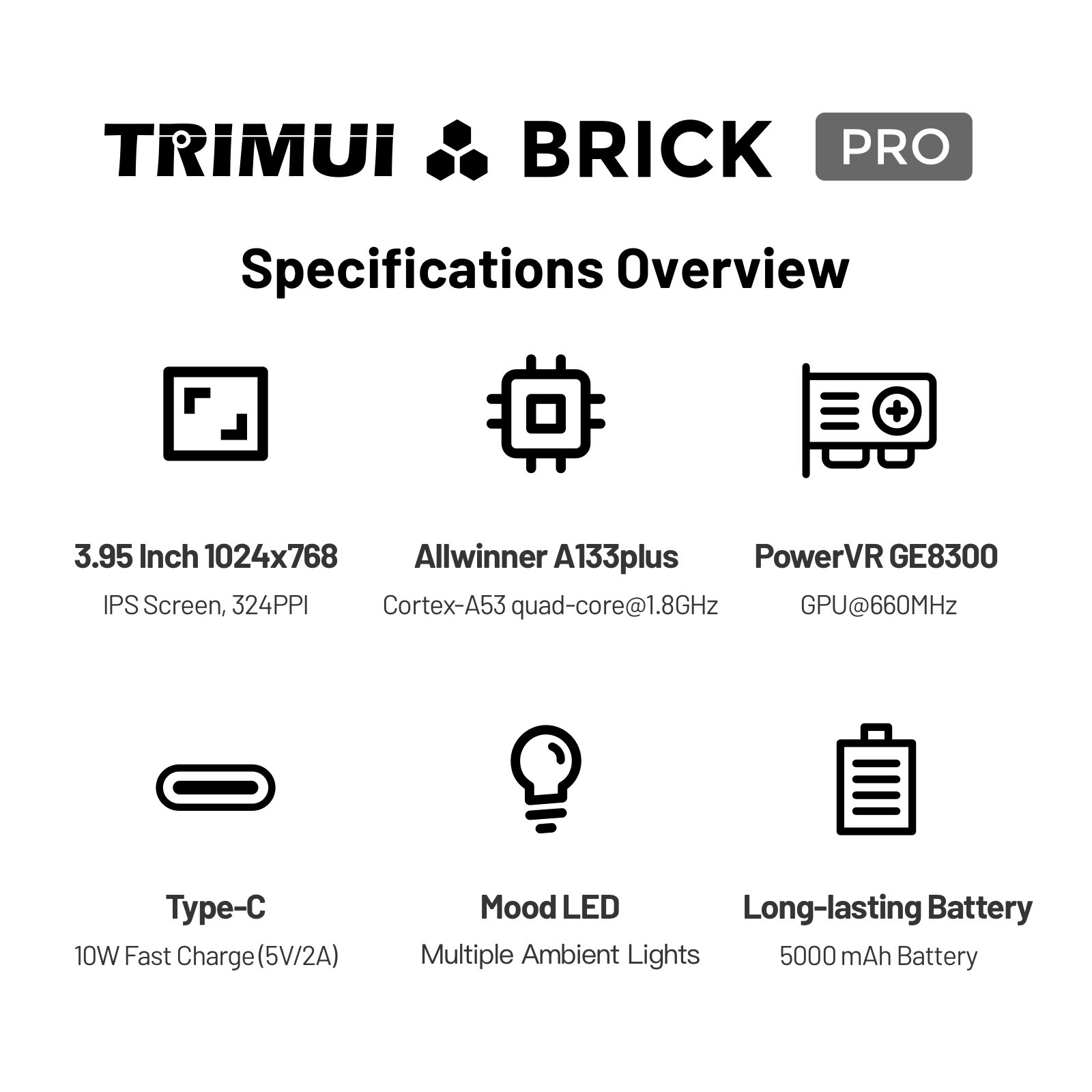 TRIMUI BRICK PRO Retro Handhel - Gaming Console Under 5000 ulasan dan harga