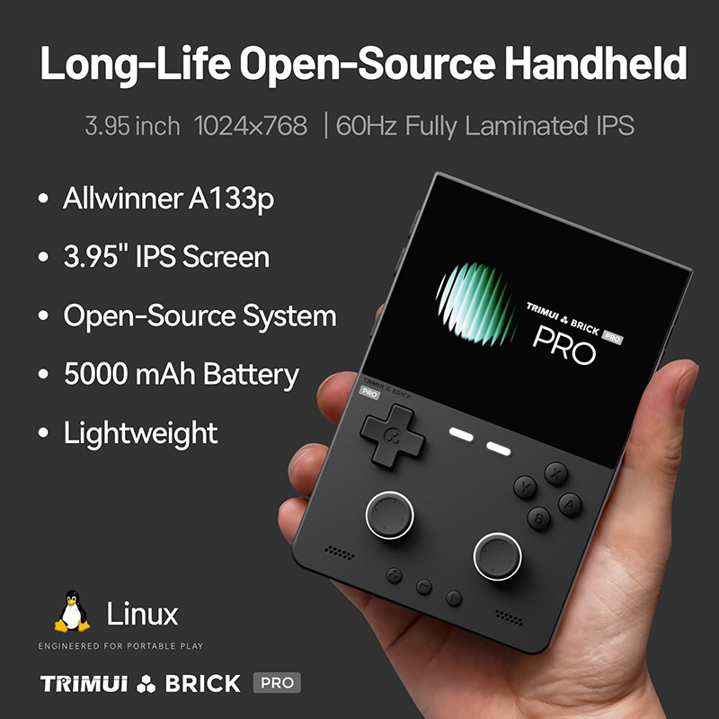 NEW TRIMUI BRICK PRO 3.95 Inch - Gaming Console Under 5000 ulasan dan harga