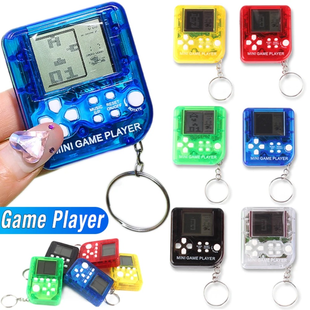 Portable Mini Handheld Game Pl - Gaming Console Keychain ulasan dan harga