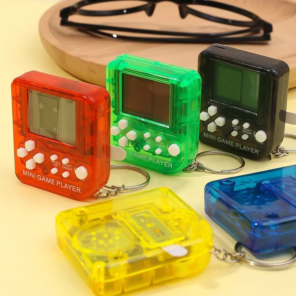 Portable Mini Handheld Game Pl - Gaming Console Keychain ulasan dan harga