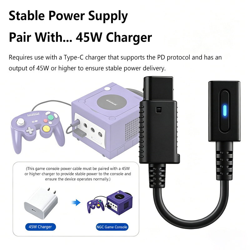 Type C 45W PD Charge Cable for - Gaming Console Latest ulasan dan harga