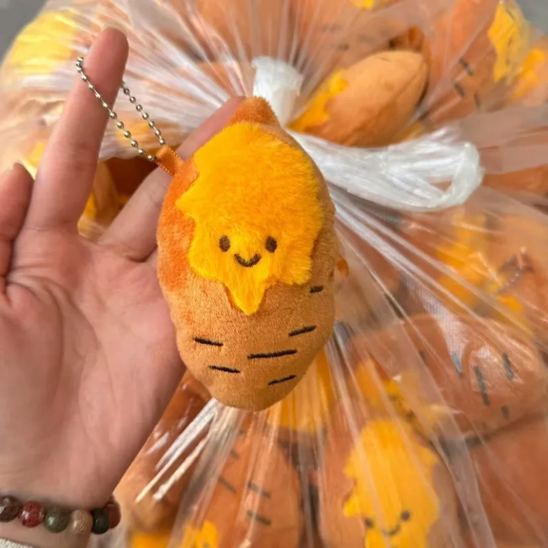 1-5PCs Cartoon Sweet Potato Ke - Gaming Console Keychain ulasan dan harga