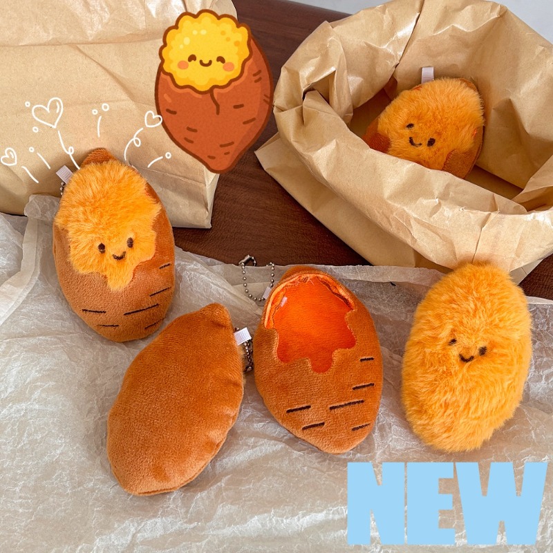 1-5PCs Cartoon Sweet Potato Ke - Gaming Console Keychain ulasan dan harga