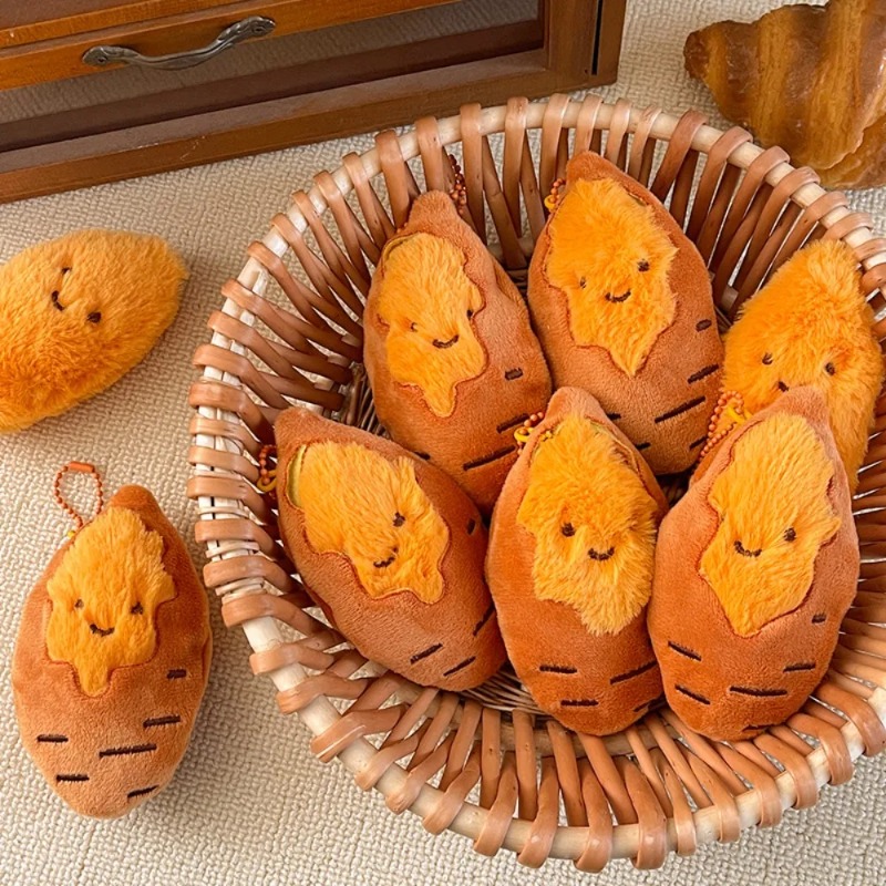 1-5PCs Cartoon Sweet Potato Ke - Gaming Console Keychain ulasan dan harga