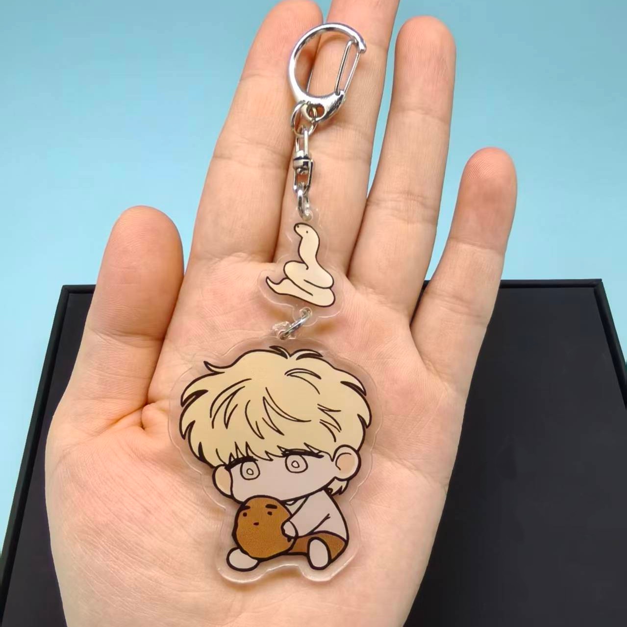The Sacred Serpent's Seduction - Gaming Console Keychain ulasan dan harga