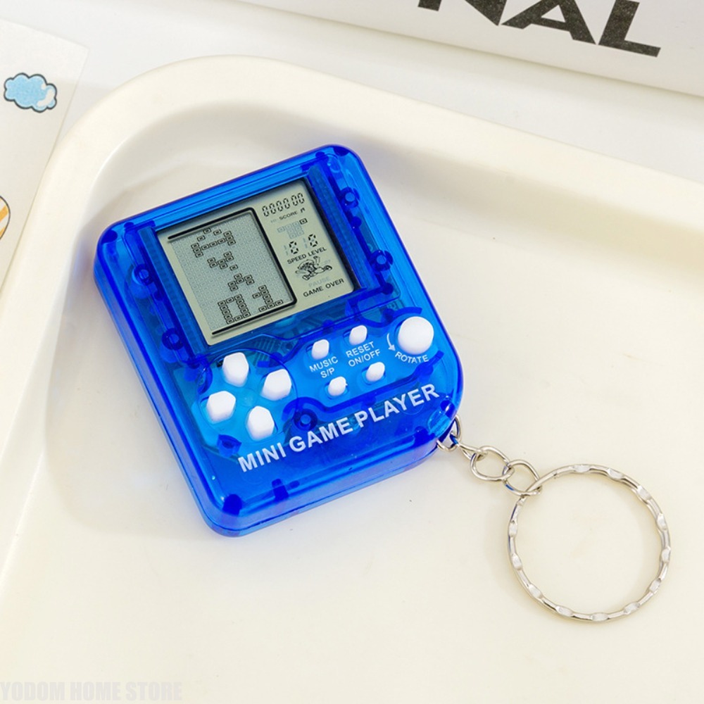 Classic Nostalgic Tetris Handh - Gaming Console Keychain ulasan dan harga