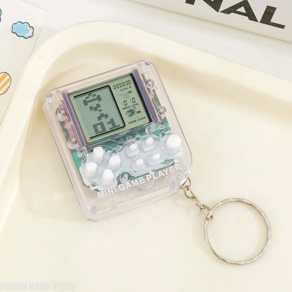 Classic Nostalgic Tetris Handh - Gaming Console Keychain ulasan dan harga