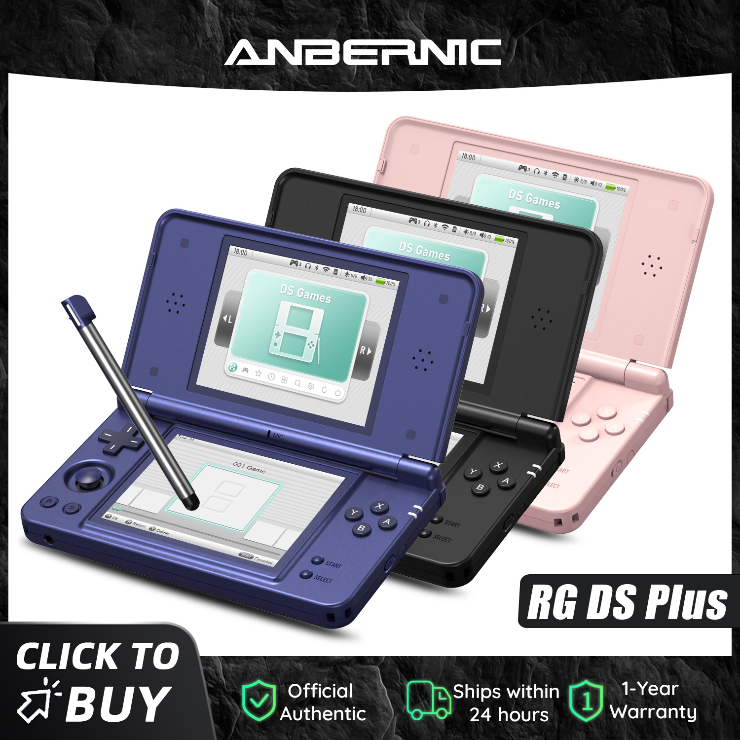 Anbernic RG DS Plus Portable H - Gaming Console Under 5000 ulasan dan harga