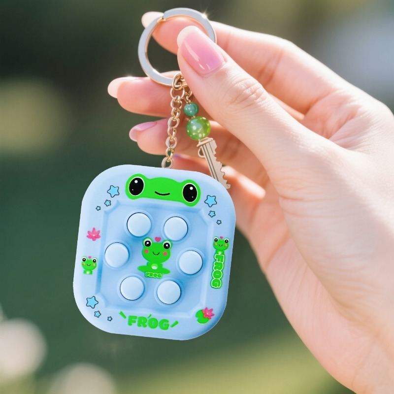 Whack-a-Mole Cartoon Handheld  - Gaming Console Keychain ulasan dan harga