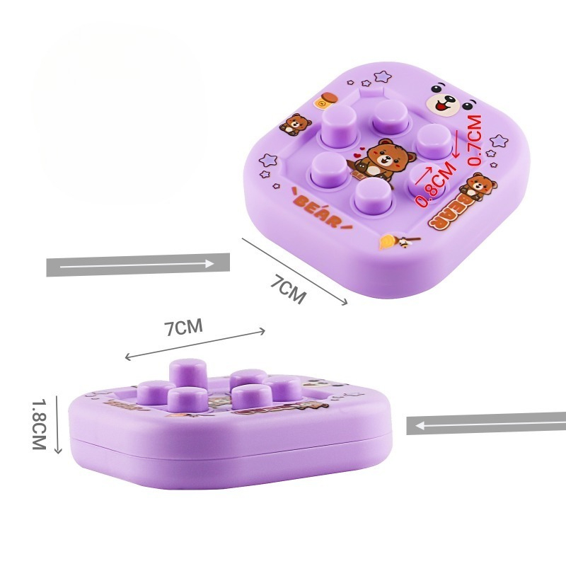 Whack-a-Mole Cartoon Handheld  - Gaming Console Keychain ulasan dan harga